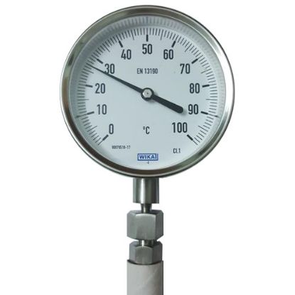 Picture of Đồng hồ đo nhiệt độ WIKA chân đứng R52 100°C 