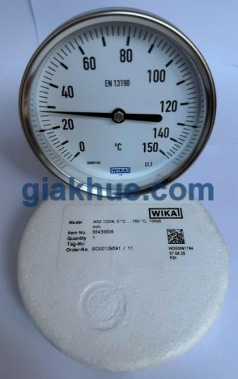 Đồng Hồ Đo Nhiệt Độ WIKA A52 150°C 