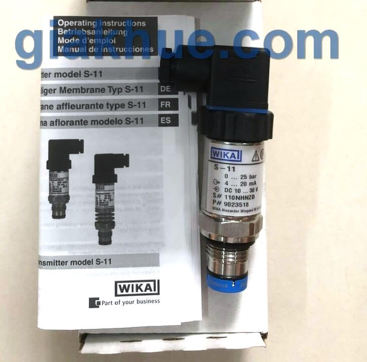 Cảm biến áp suất Wika S-11