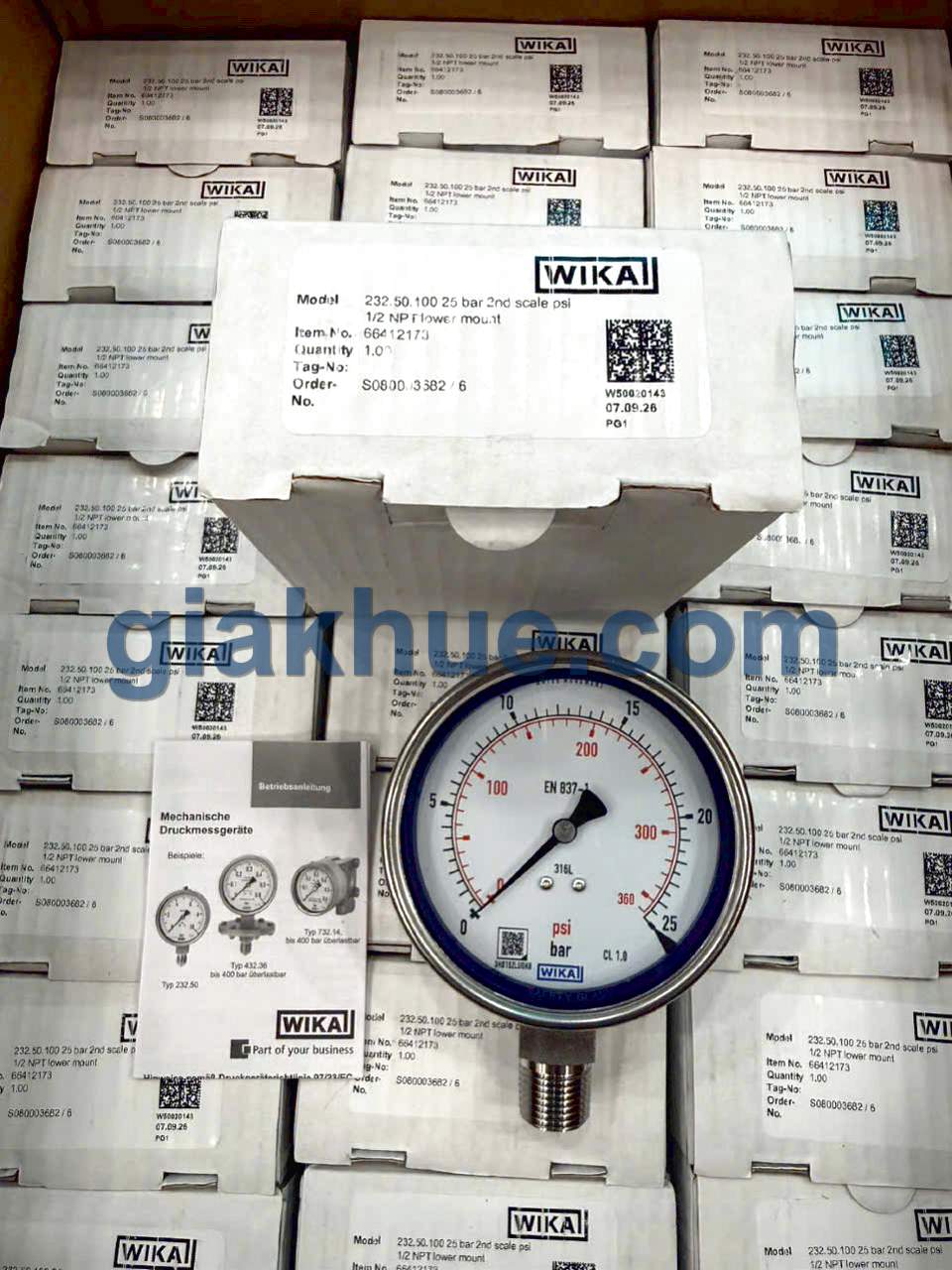 Đồng hồ Wika tại kho Gia Khuê