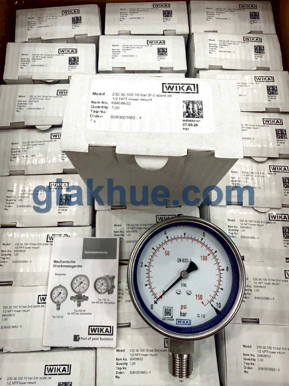 Đồng hồ Wika tại kho Gia Khuê