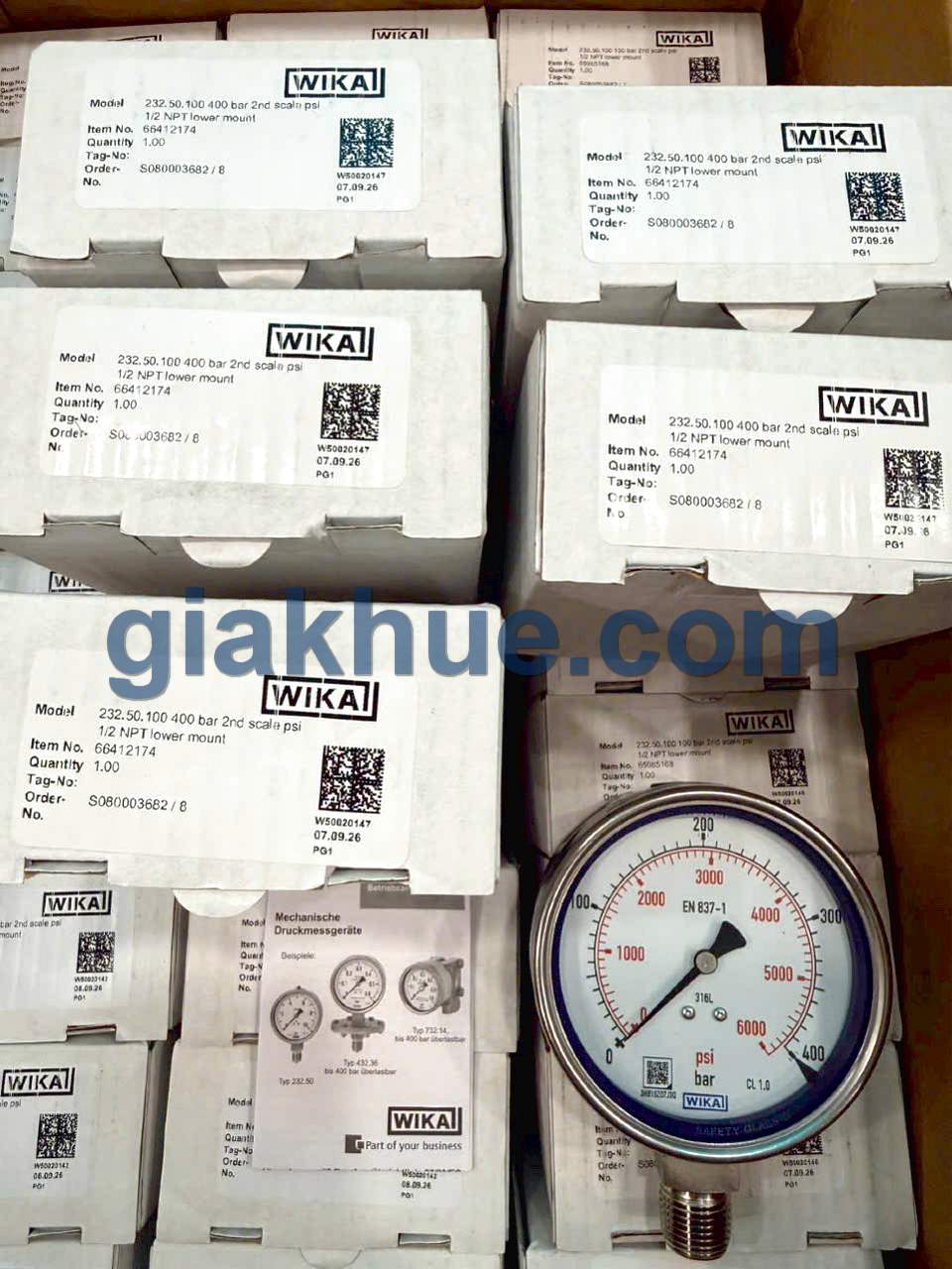Đồng hồ Wika tại kho Gia Khuê