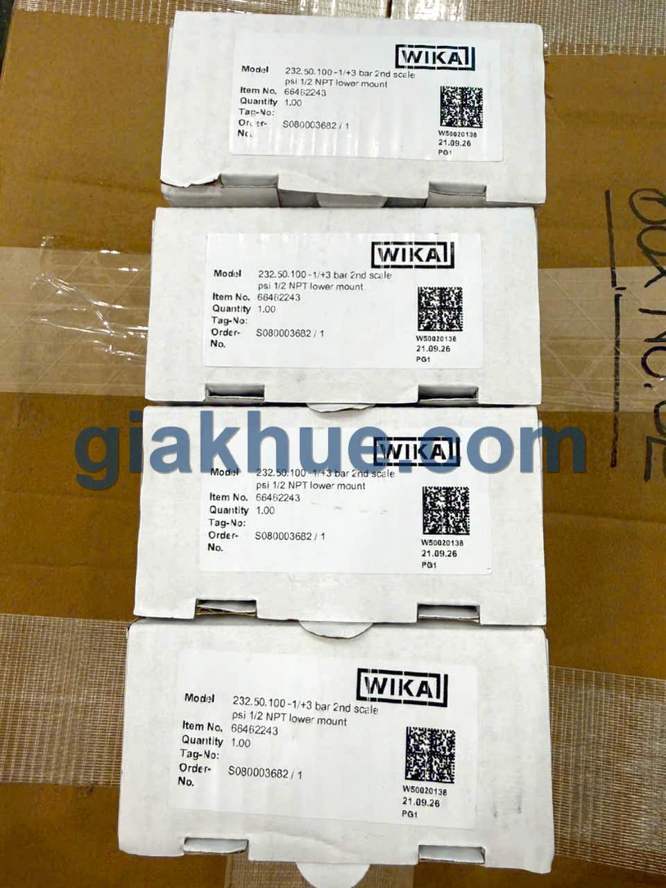 Đồng hồ Wika tại kho Gia Khuê