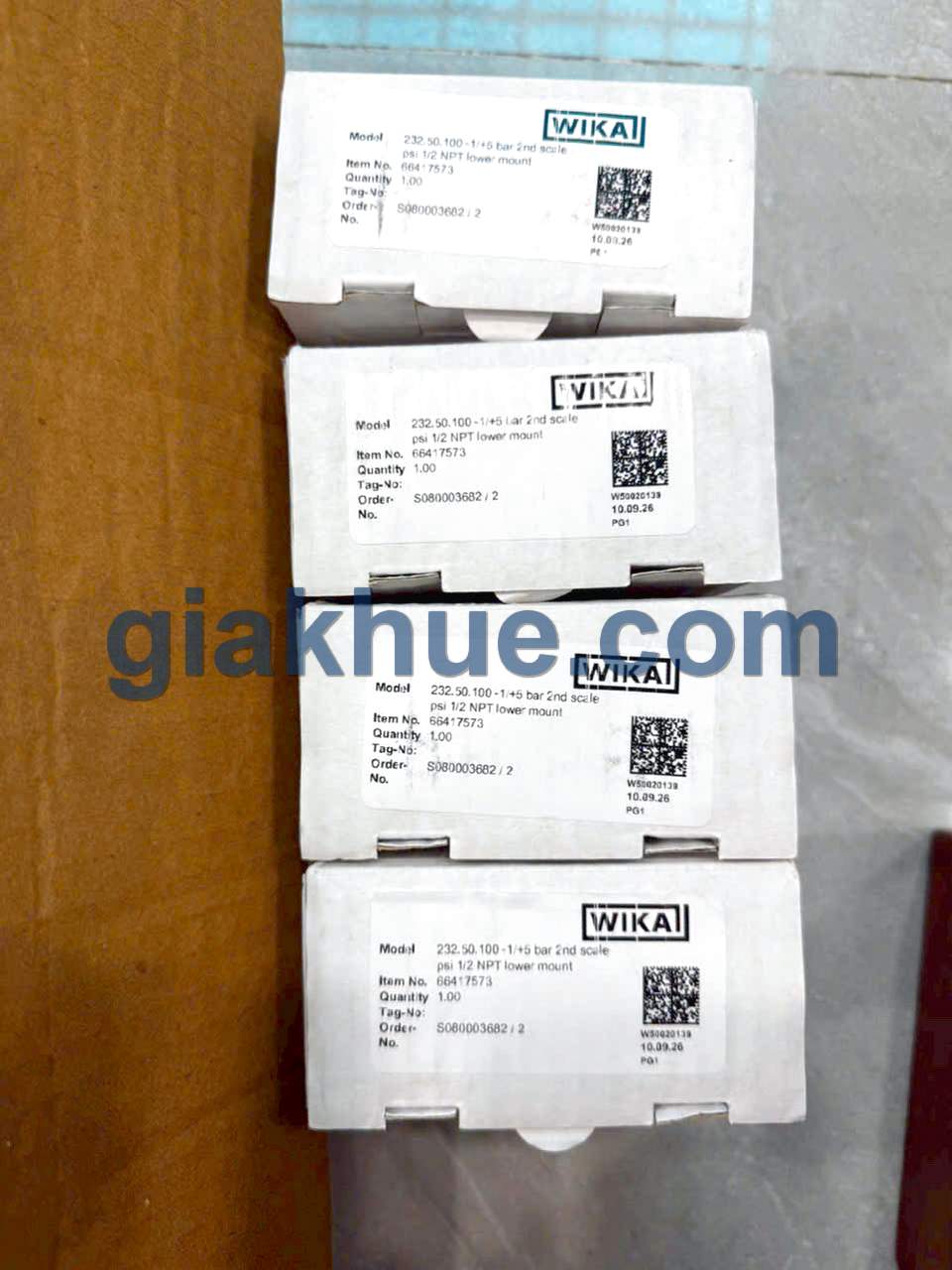 Đồng hồ Wika tại kho Gia Khuê
