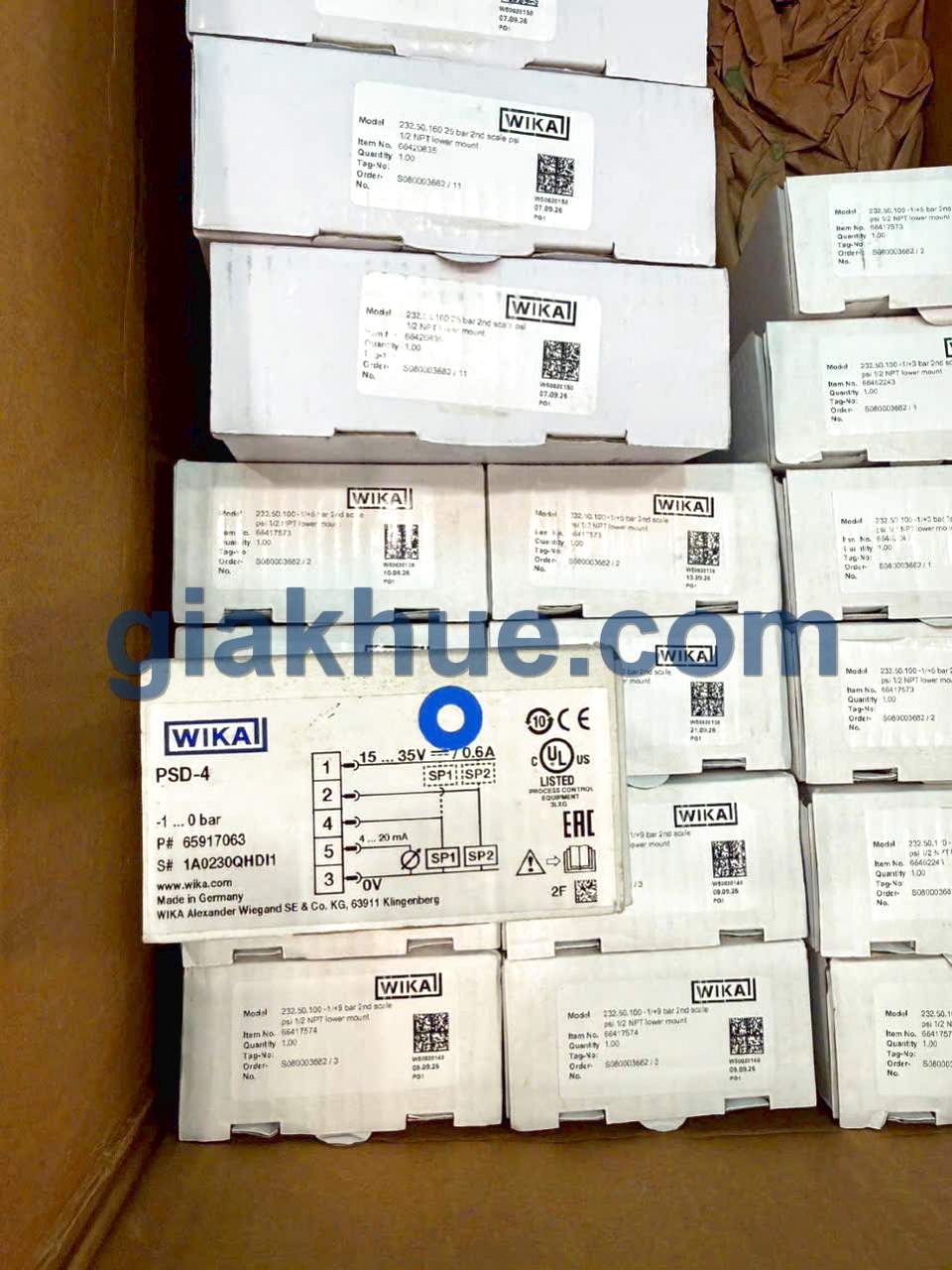Đồng hồ Wika tại kho Gia Khuê