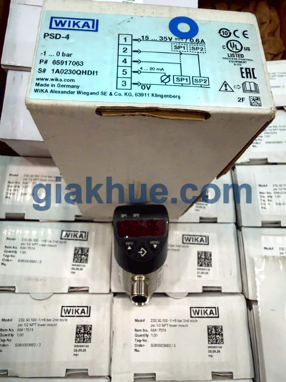 Đồng hồ Wika tại kho Gia Khuê