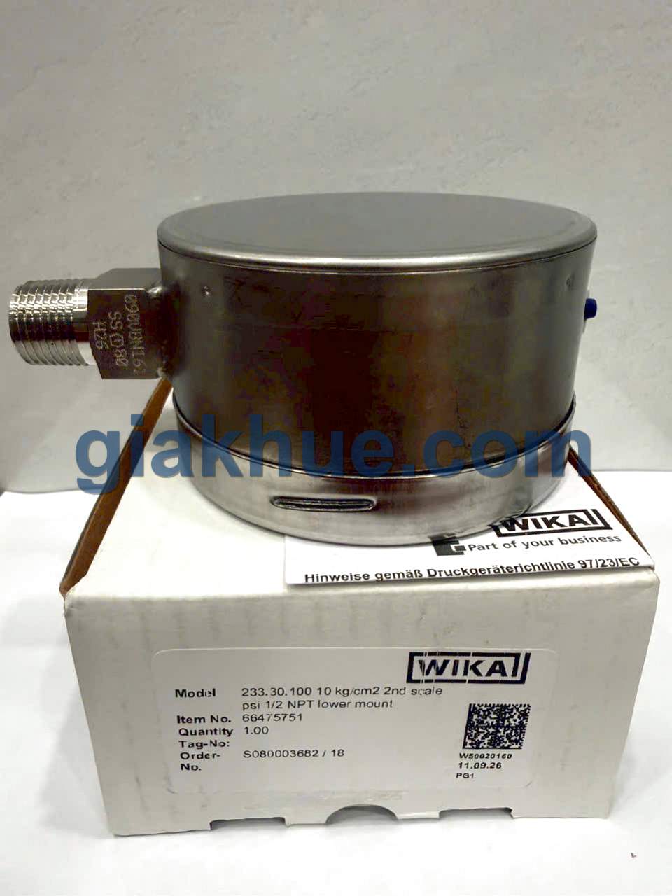 Đồng hồ Wika tại kho Gia Khuê